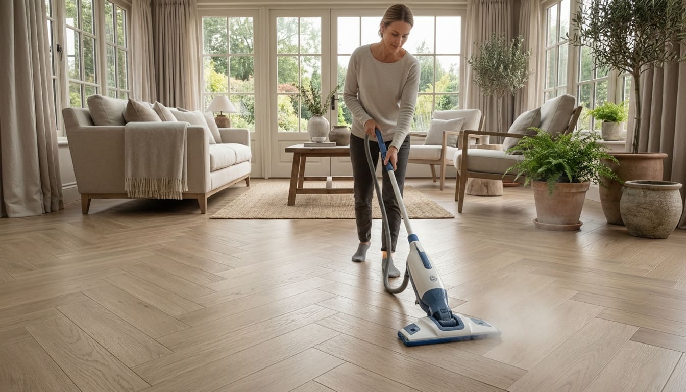 Уборка MSPC паровой шваброй